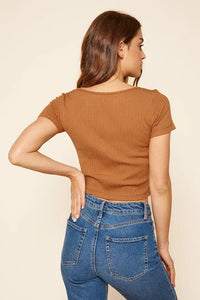 Bronzer Babe Cropped Tee